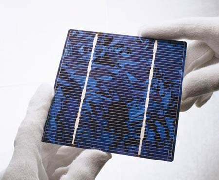 Exemple de cellule photovoltaïque
