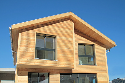 façade d'une maison bois